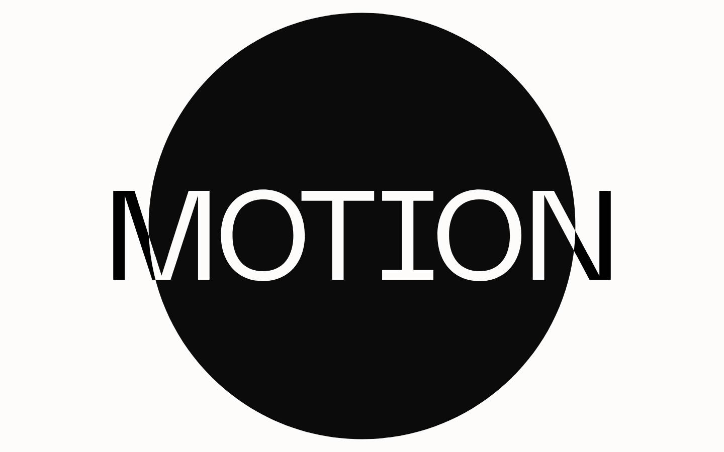 Page d'accueil de Motion zajno